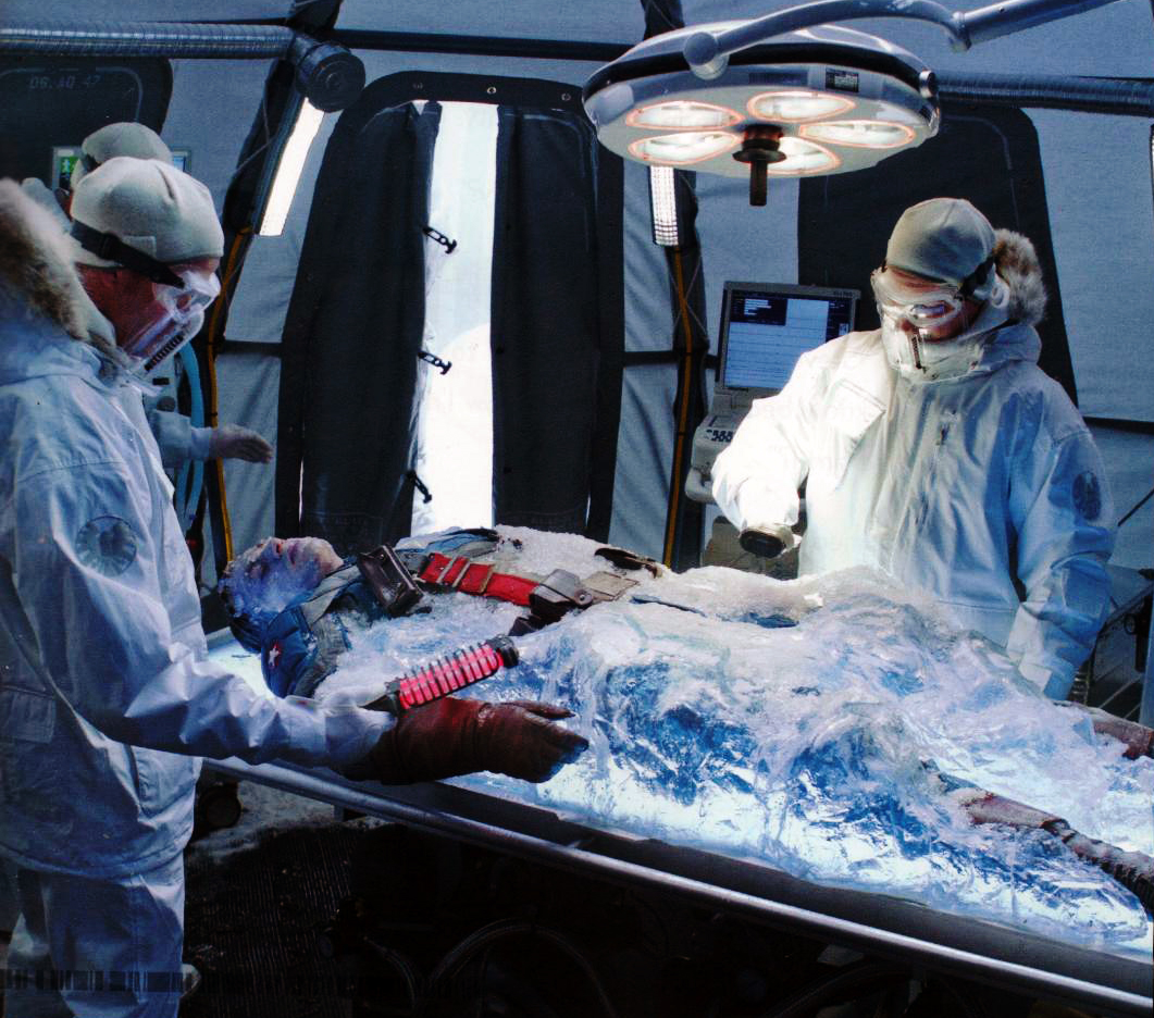 Captain America on Ice